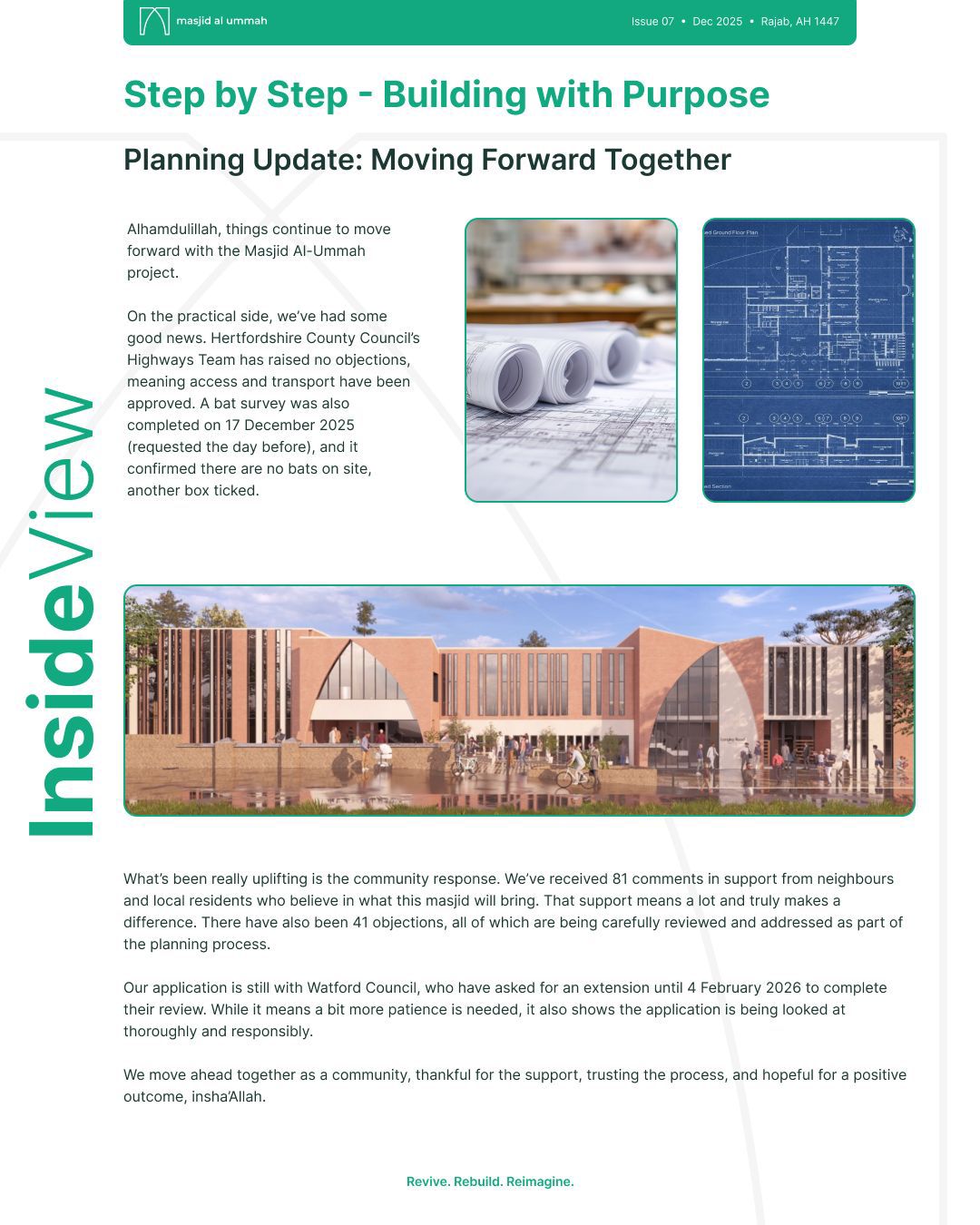 Issue 07: Planning Update